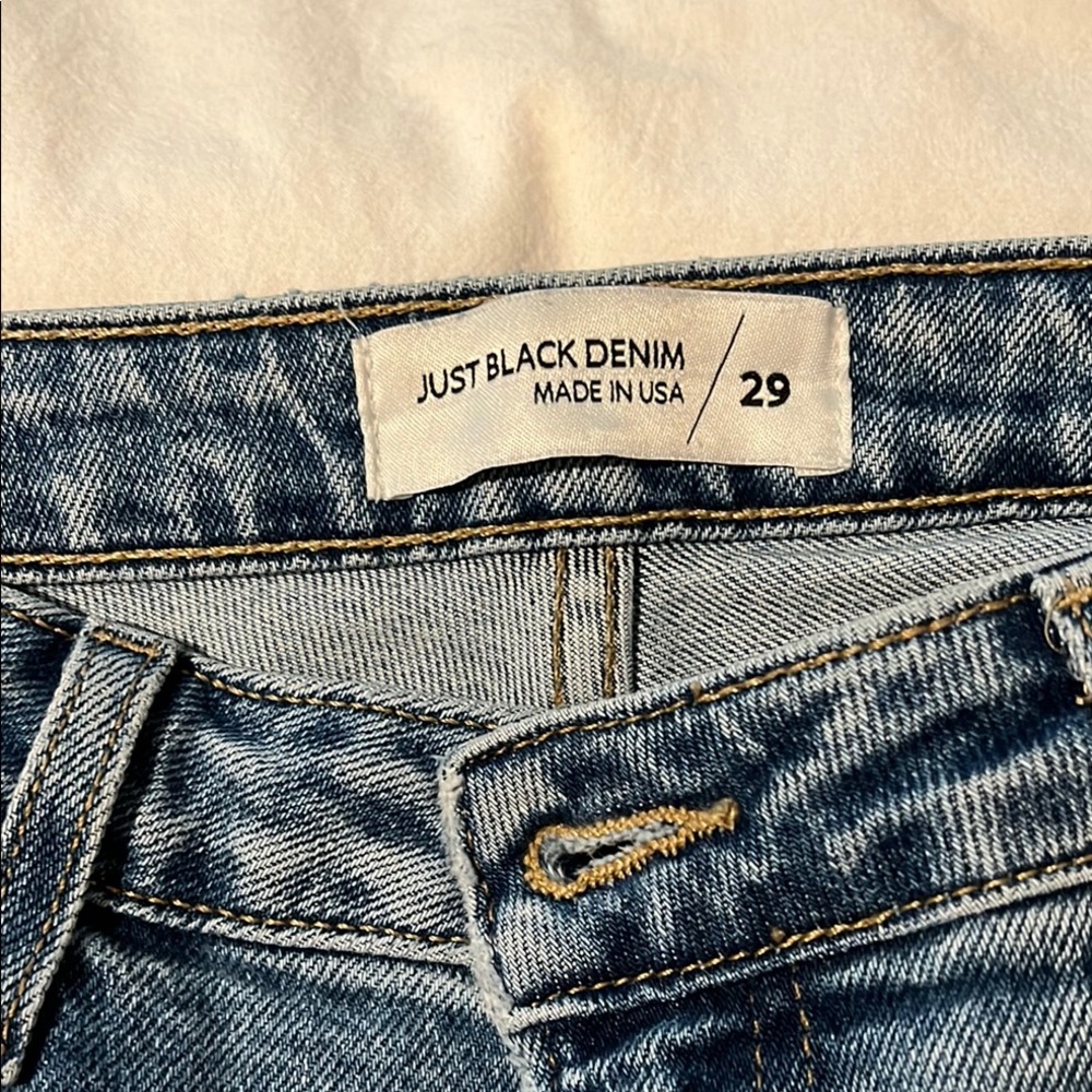 Just Black faded distressed jeans